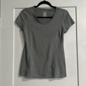 Gray athletic top size small
